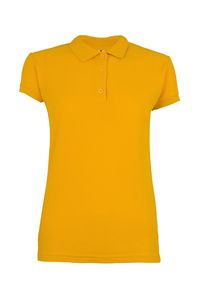 Mukua MK214CV - WOMEN'S SHORT SLEEVE POLO 210 Złoty