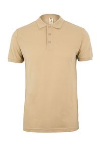 Mukua MK215CV - SHORT SLEEVE POLO 210 Piaskowy