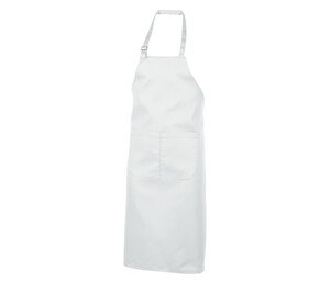 NEWGEN TB201 - Cotton bib apron with pocket Biały