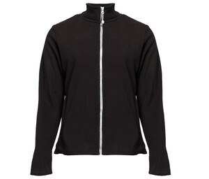 BLACK&MATCH BM701 - Women's zipped fleece jacket Biało/czarny