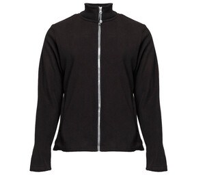 BLACK&MATCH BM701 - Women's zipped fleece jacket Czarno/Srebny