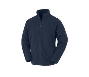RESULT RS907X - RECYCLED MICROFLEECE JACKET Granatowy