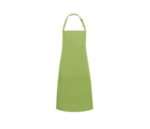 KARLOWSKY KYBLS5 - BIB APRON BASIC WITH BUCKLE AND POCKET Limonkowy