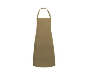 KARLOWSKY KYBLS5 - BIB APRON BASIC WITH BUCKLE AND POCKET Camelowy