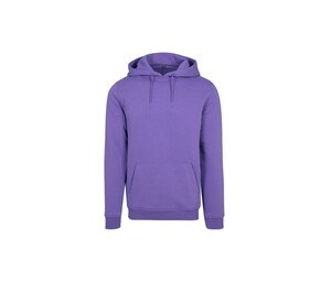 Build Your Brand BY011 - Ciężka bluza z kapturem Ultra Violet