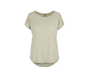 Build Your Brand BY036 - T-shirt dla kobiet z okrągłym dekoltem Soft Salvia