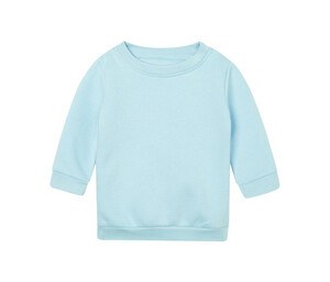 BABYBUGZ BZ064 - Baby set-in sweatshirt Przykurzony niebieski