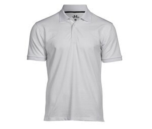 TEE JAYS TJ7000 - Recycled polyester/elastane polo shirt Biały