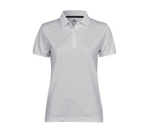 TEE JAYS TJ7001 - Women's recycled polyester polo shirt Biały