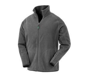 RESULT RS907X - RECYCLED MICROFLEECE JACKET Szary