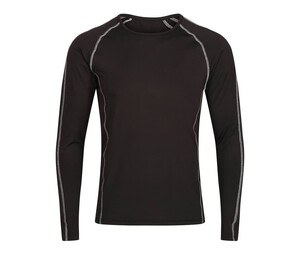 REGATTA RGS228 - Long-sleeved stretch T-shirt Czarny