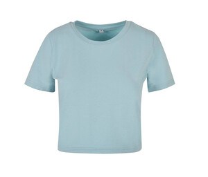 Build Your Brand BY042 - Damska koszulka „przycięta” Niebieski ocean