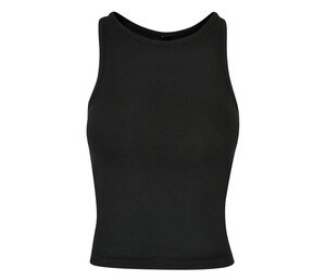 BUILD YOUR BRAND BY208 - LADIES RACER BACK TOP Czarny
