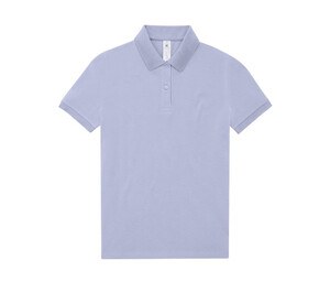 B&C BCW461 - Short-sleeved high density fine piqué polo shirt Lawenda