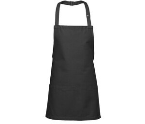 NEWGEN TB204 - Short bib apron Czarny