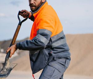 VELILLA VL183 - DWUKOLOROWA KURTKA Z POLARU